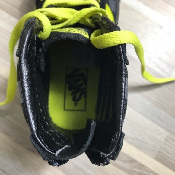 VANS SK8-HI Zip CHECKERBOARD Asphalt Reflect Kid’s - Picture 8 of 8